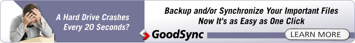 Ensure peace of mind by using GoodSync to back up all your important files and email communications.