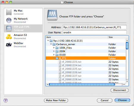 How To Synchronize via FTP and SecureFTP Screenshot 2