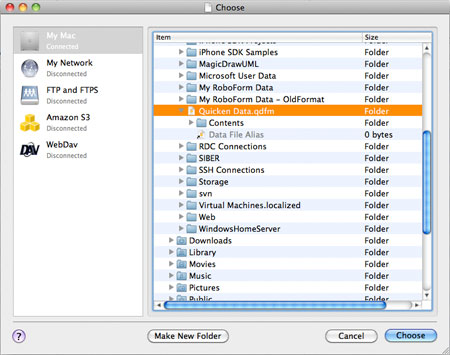 How To Synchronize Quicken Files Screenshot