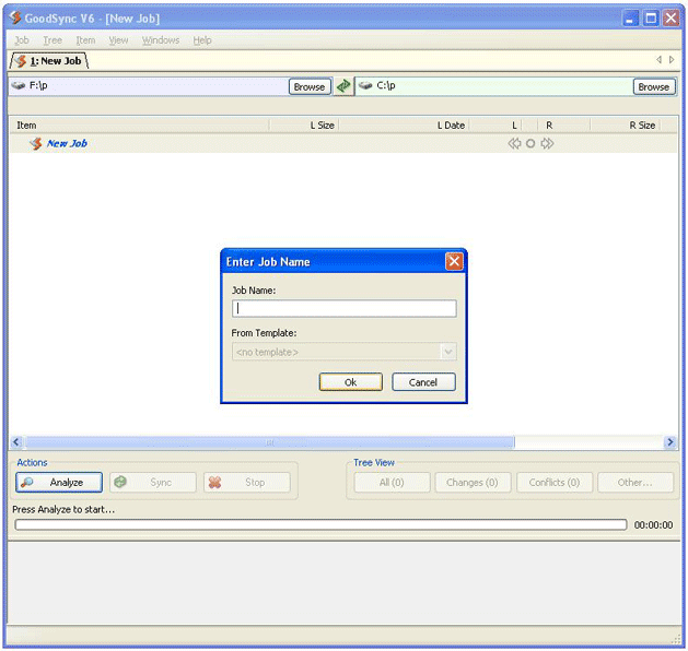 Creating a New Job: Step 2
