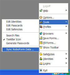 How to Sync RoboForm Data Files Screenshot 1