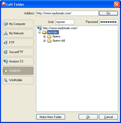 How To Synchronize via WebDAV Screenshot 2