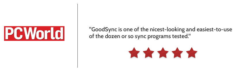 PCWorld Review of GoodSync.