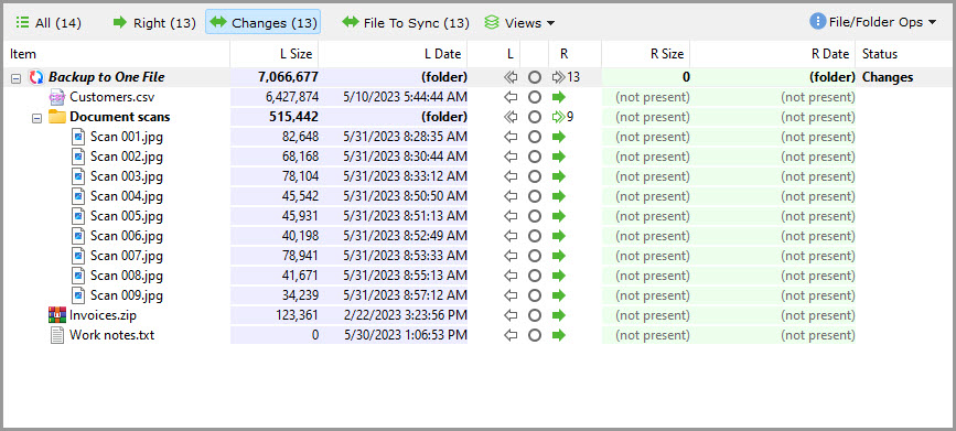 Sync Tree